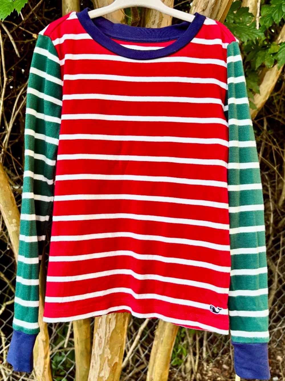 Vineyard Vines Boys Striped Colorblock Long Sleeve Tee